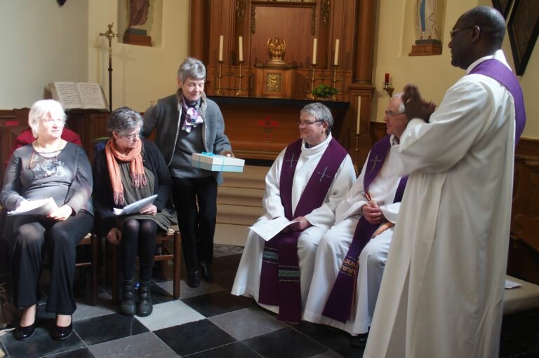 Robert, diacre, est accueilli à Onoz